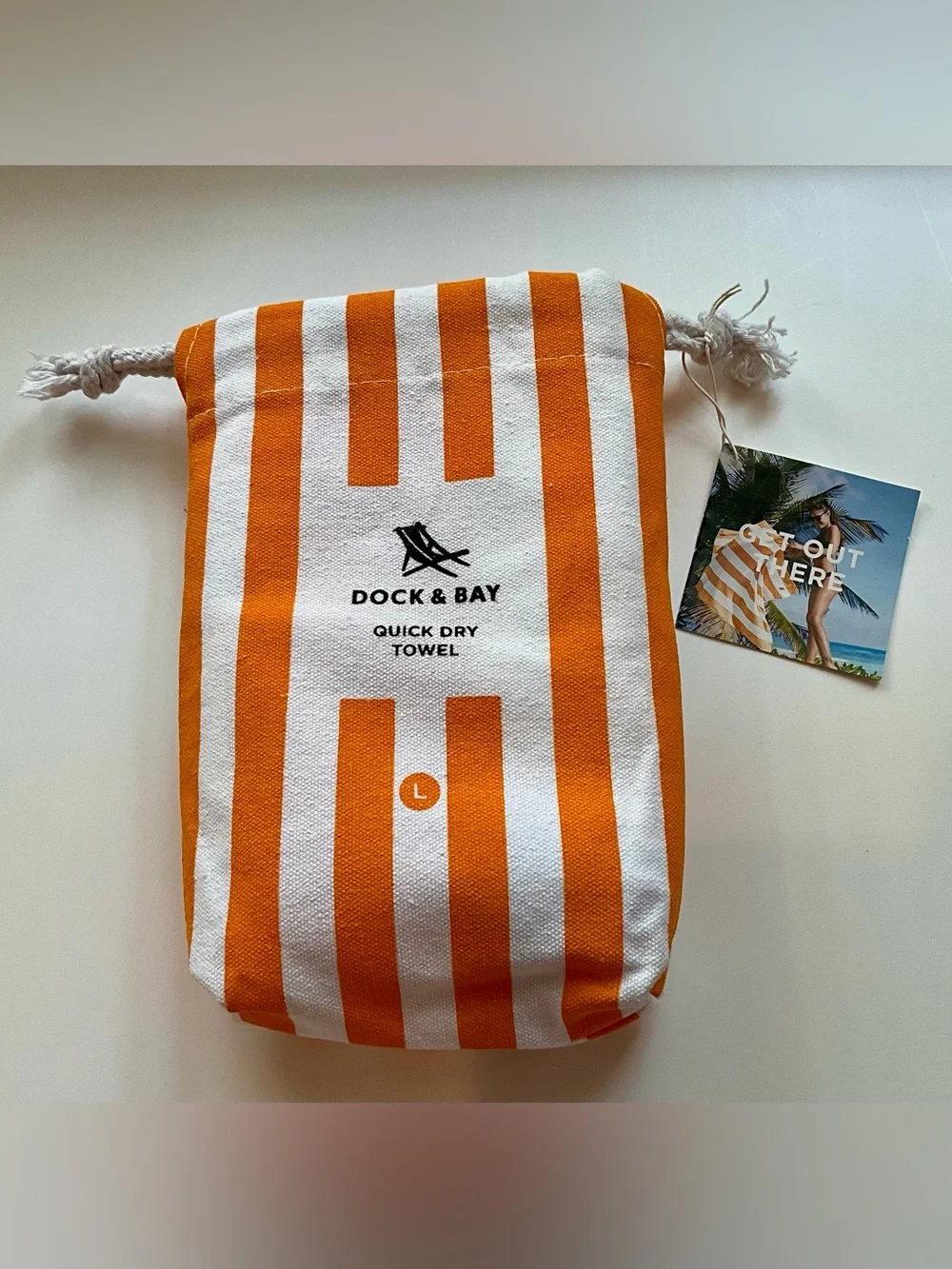 Quick Dry Towel - Cabana Collection in Orange